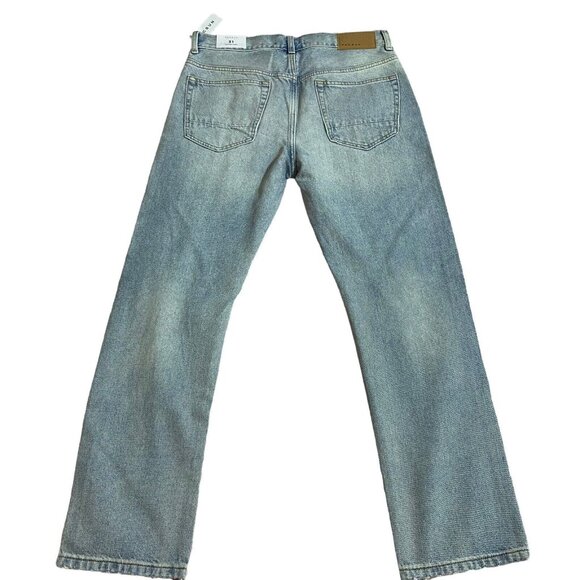 Pac Sun Jeans Men's Size 31 Vintage Loose Distressed button fly Denim Jeans - Picture 2 of 8